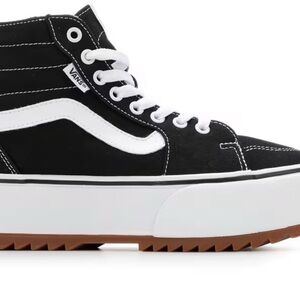 WOMEN'S VANS FILMORE HI PLATFORM ST SKATE SHOES size 7